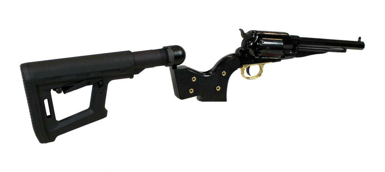 1858 Remington Black Powder Revolver Shoulder Stock - Pietta – 1895 Scopes
